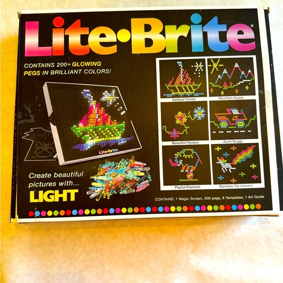 Lite-Brite Classic – NEW (Open Box, Never Played With) – Includes Batteries! - Picture 2 of 9